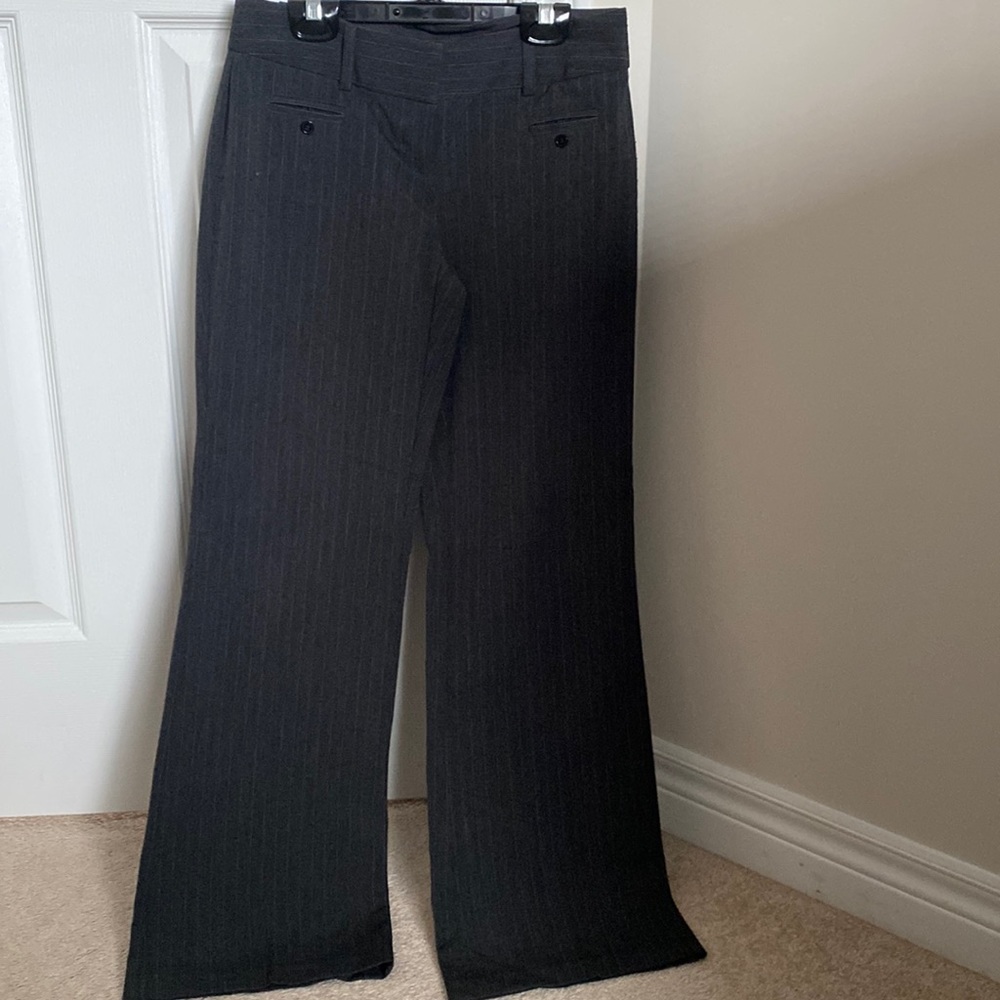 Rickis pinstripe pants. Dark grey